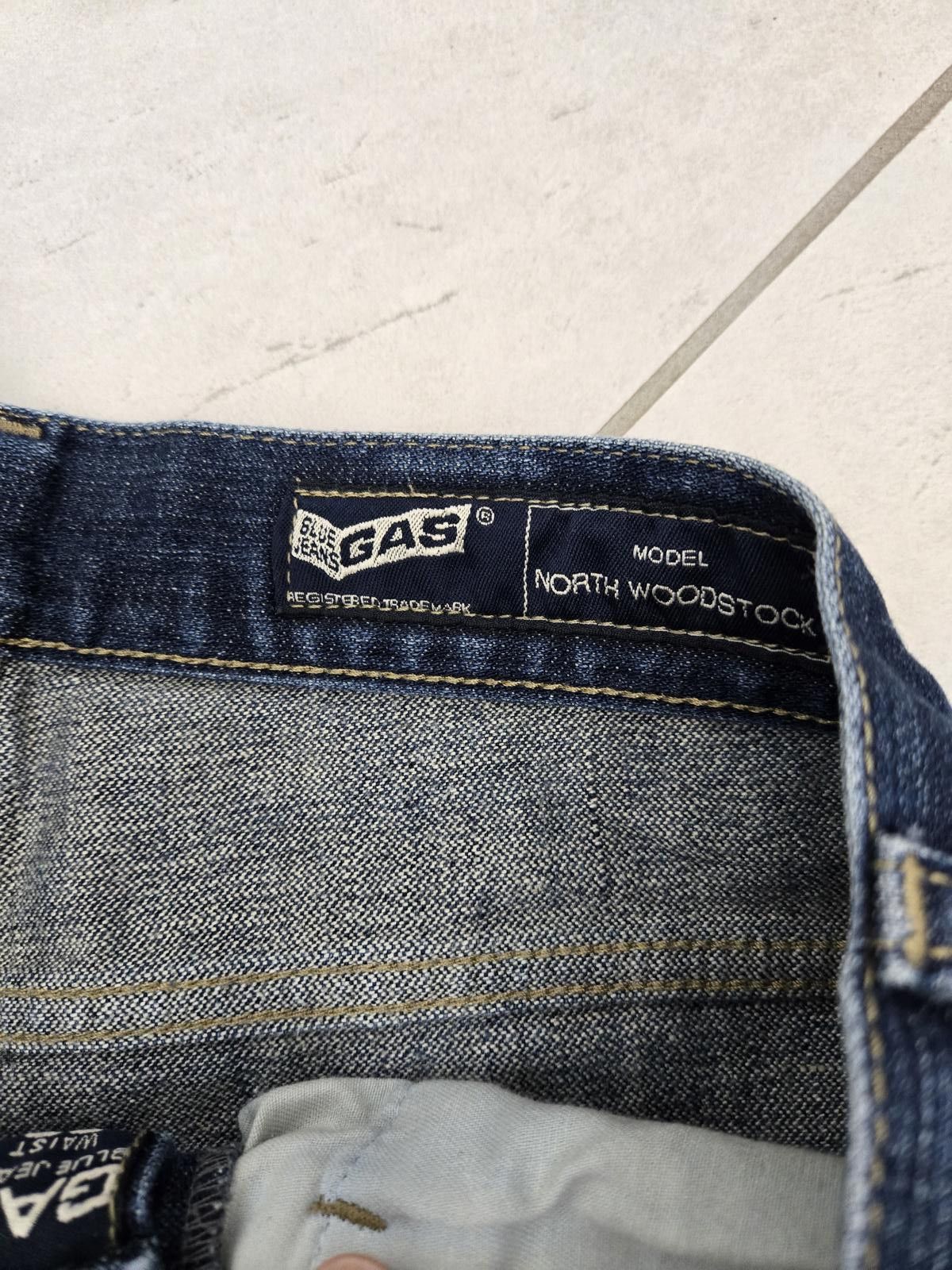 GAS GAS Jeans Men's 29 Medium Wash Straight Leg North Woodstock Size US 29 - 5 Thumbnail