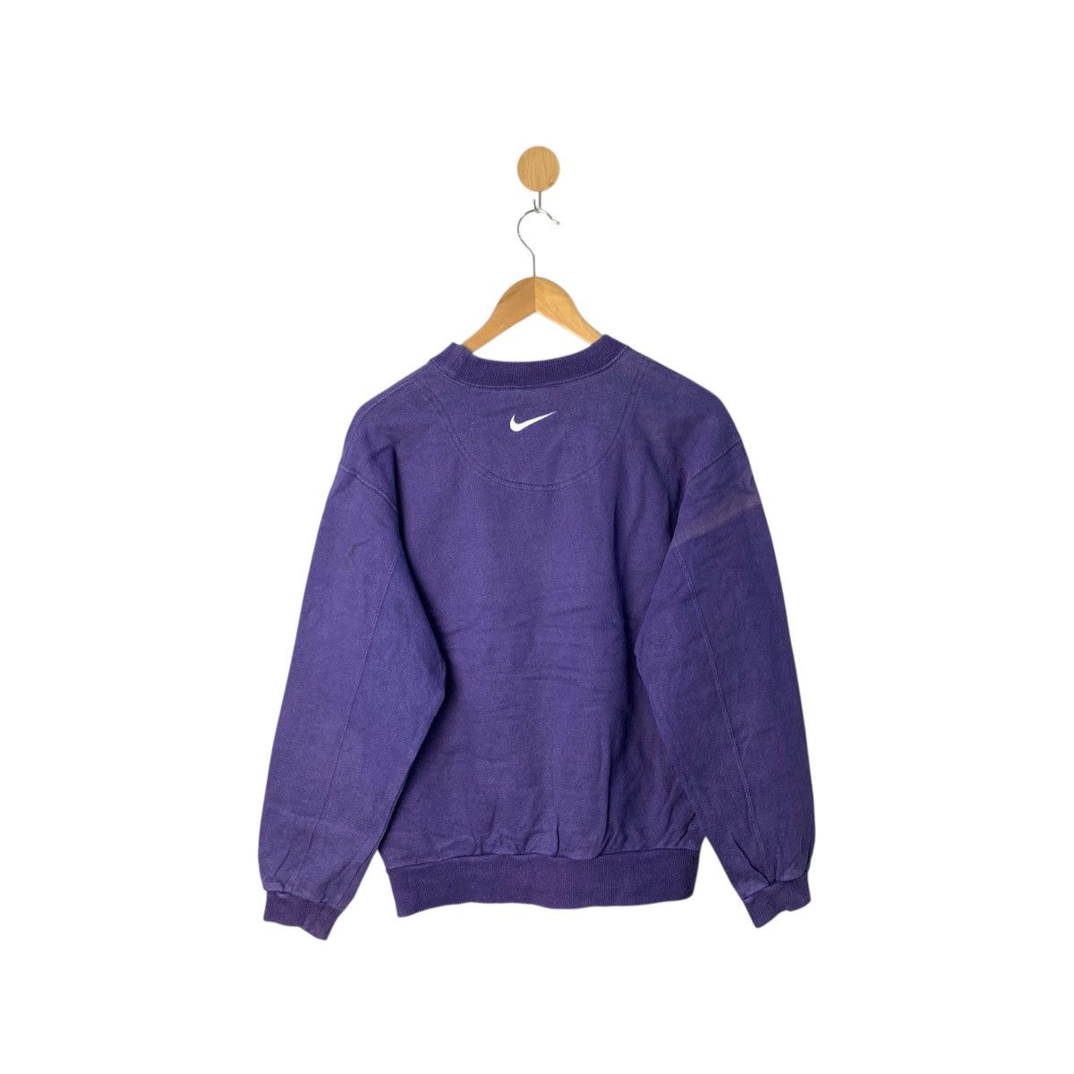 Nike vintage 90s nike swoosh sweatshirt Size US M / EU 48-50 / 2 - 2 Thumbnail