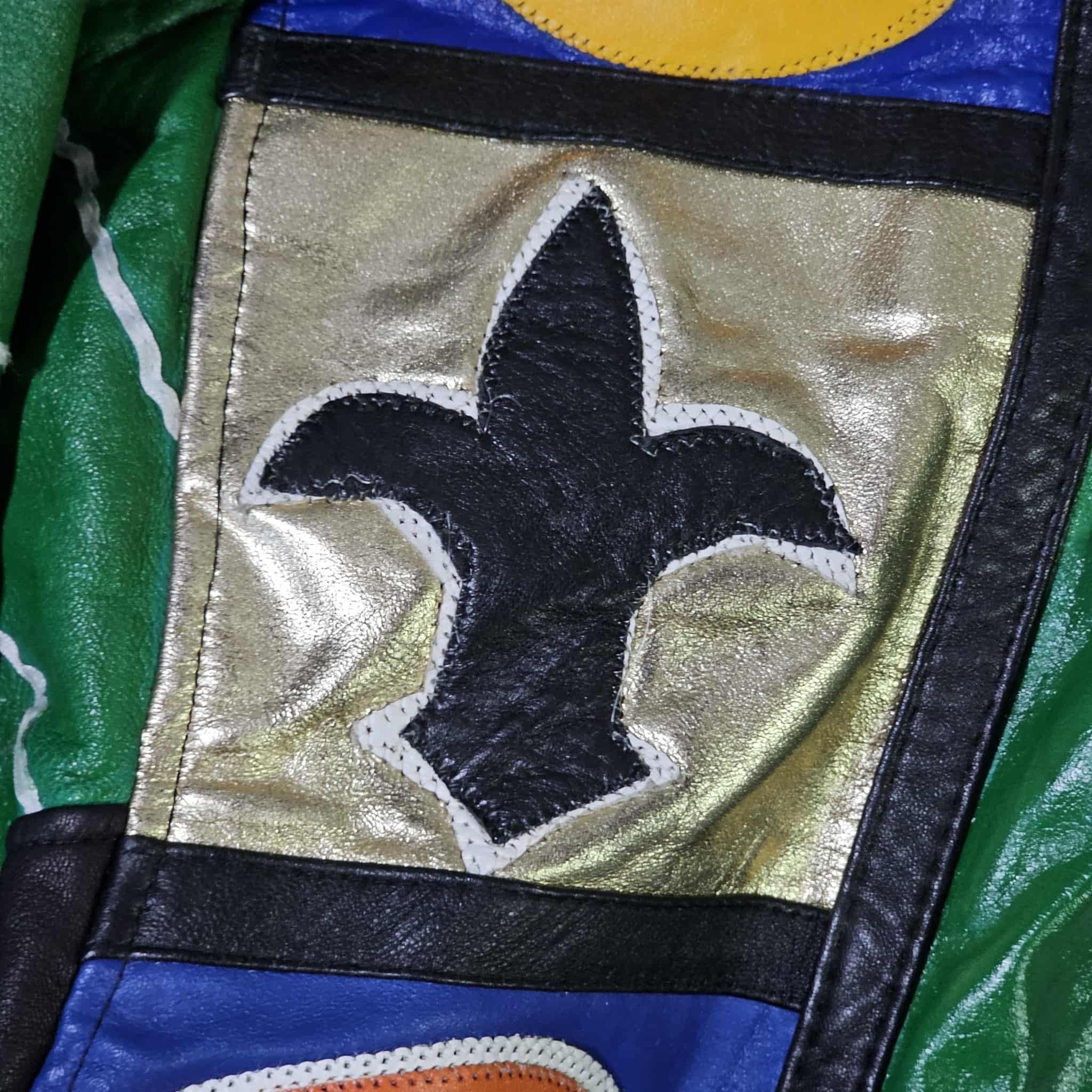 NFL NFL Vintage 90s Patches Custom Handmade Leather Jacket Size US XL / EU 56 / 4 - 11 Thumbnail