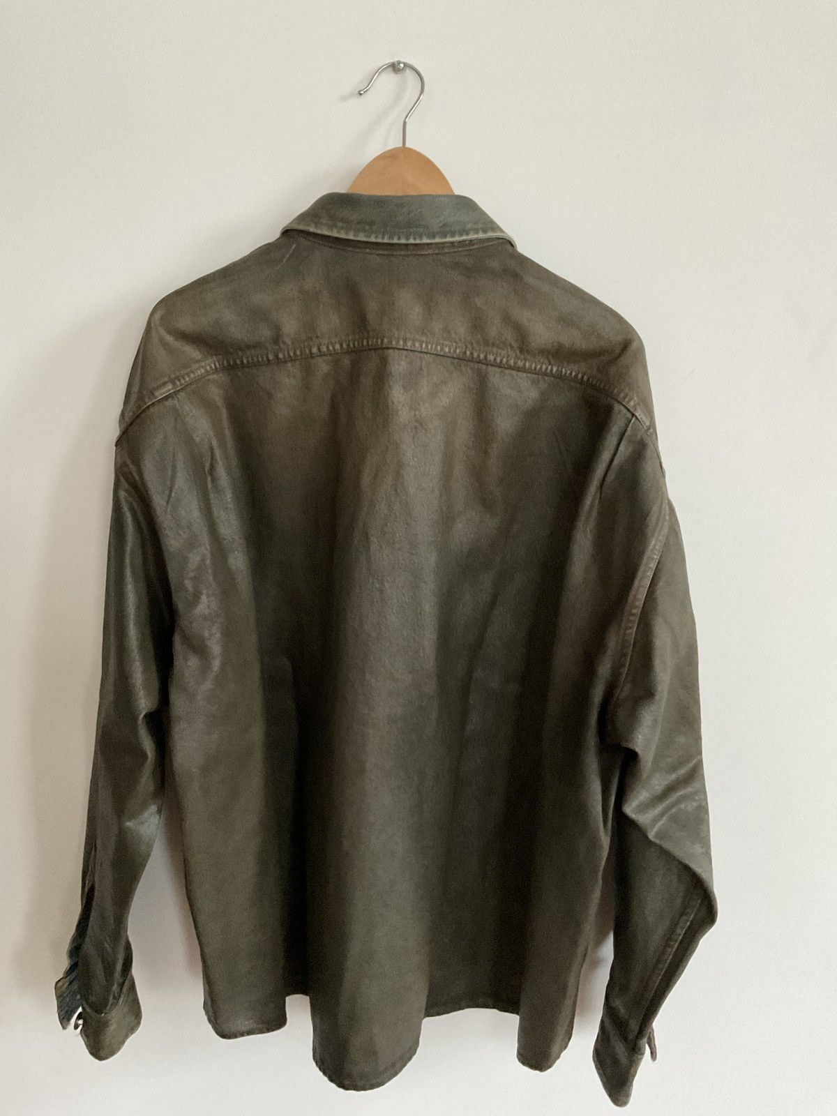 Acne Studios Acne Studios Mud Wash Denim Oversized Shirt Jacket Size XS Size US XS / EU 42 / 0 - 2 Thumbnail