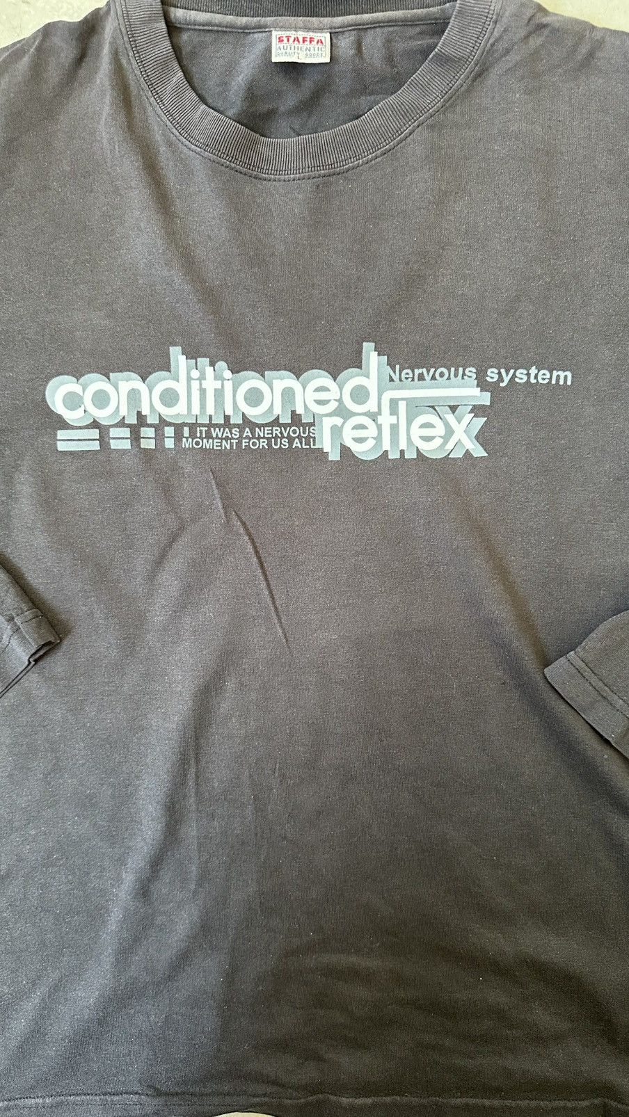 Japanese Brand STAFFA CONDITIONED REFLEX NERVOUS SYSTEM TEE Size US L / EU 52-54 / 3 - 2 Thumbnail
