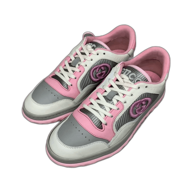 Gucci Gucci Pink White Sneakers Size 37 Size US 6 / IT 36 - 1 Thumbnail