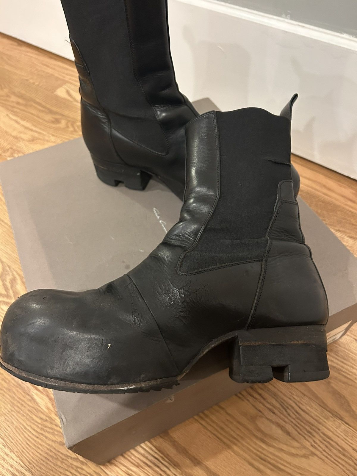 Rick Owens SS21 Phlegethon Rick Owens Beatle Ballast Boots Size US 10 / EU 43 - 6 Thumbnail