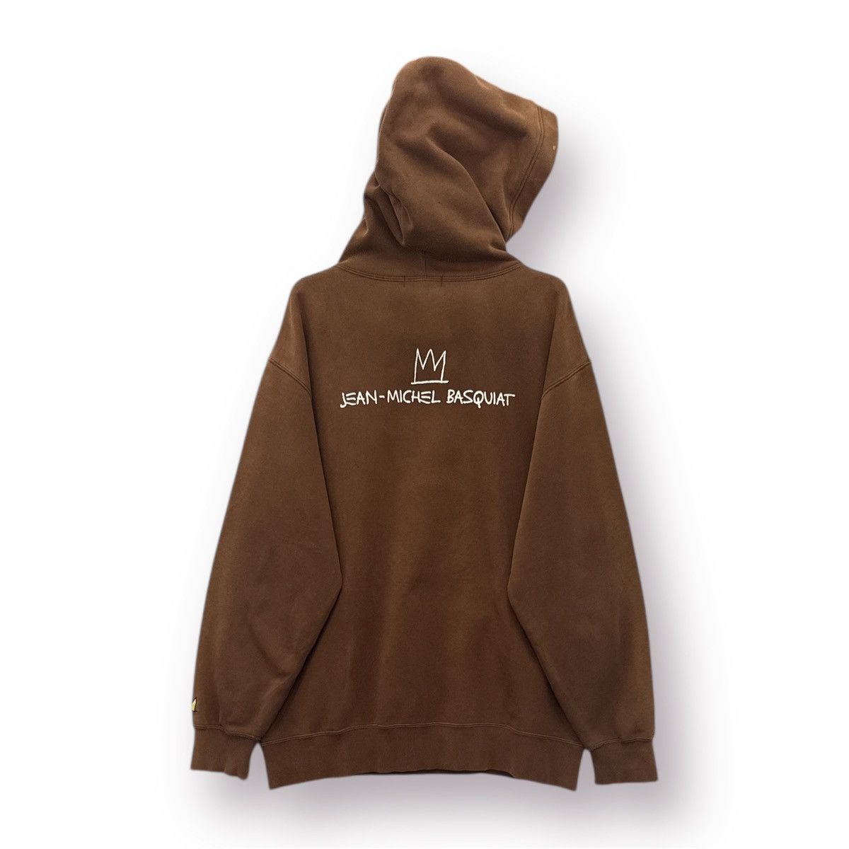 Jean-Michel Basquiat 🔥ART🔥 Y2K Jean Michel Basquiat Distressed Hoodie Backhit Size US L / EU 52-54 / 3 - 10 Thumbnail