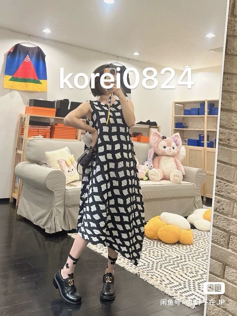 Issey Miyake issey miyake size:2 Black and white checkered dress Size XXS / US 00 / IT 34 - 2 Thumbnail