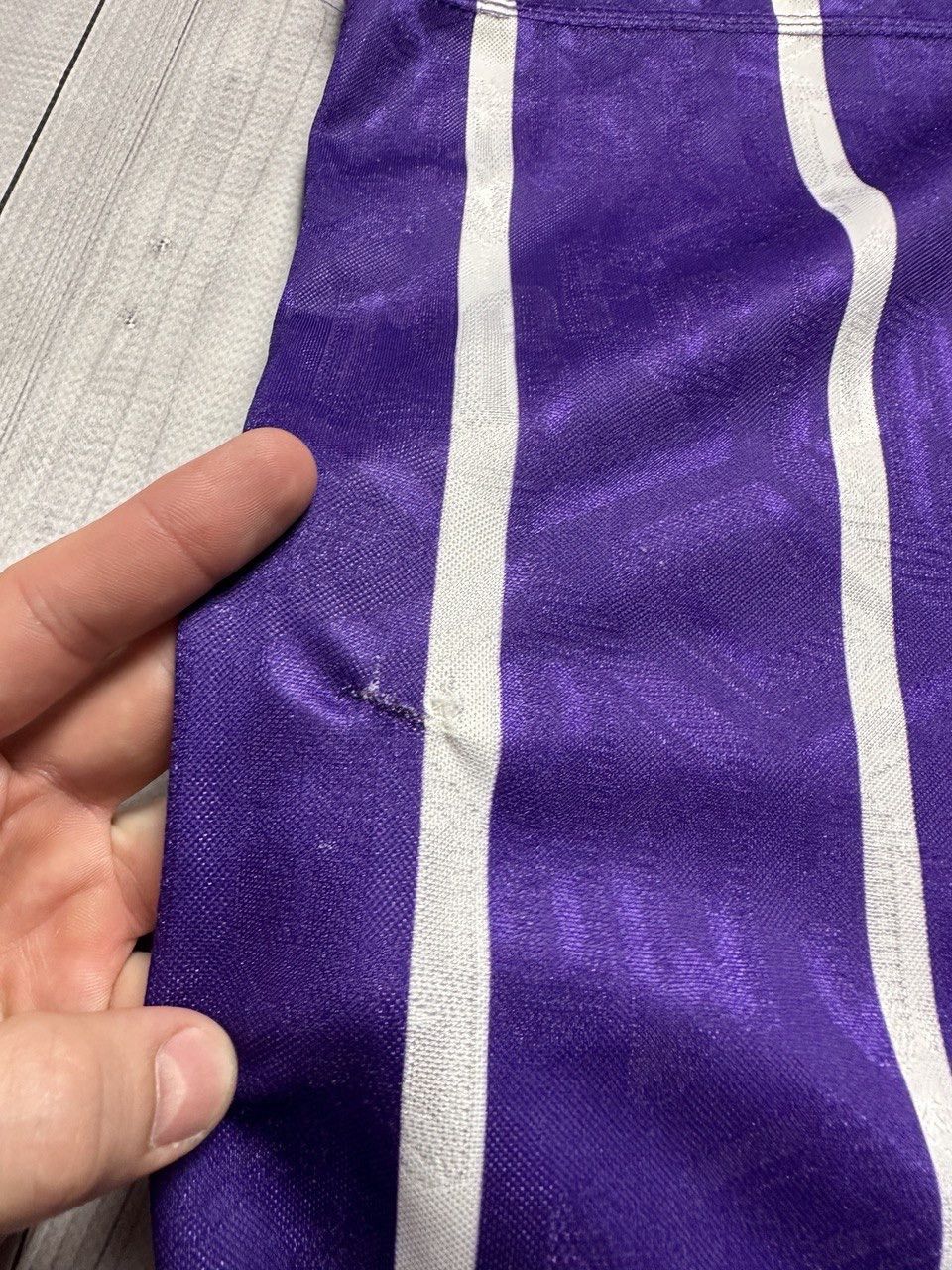 Vintage Vintage Manchester City soccer jersey rare away purple L Size US L / EU 52-54 / 3 - 11 Thumbnail