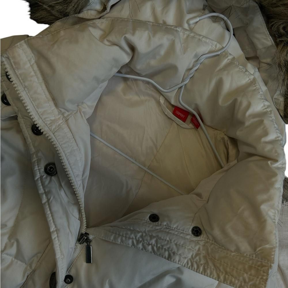 Designer Cozy Faux Fur Hooded Puffer Jacket Size S / US 4 / IT 40 - 4 Thumbnail