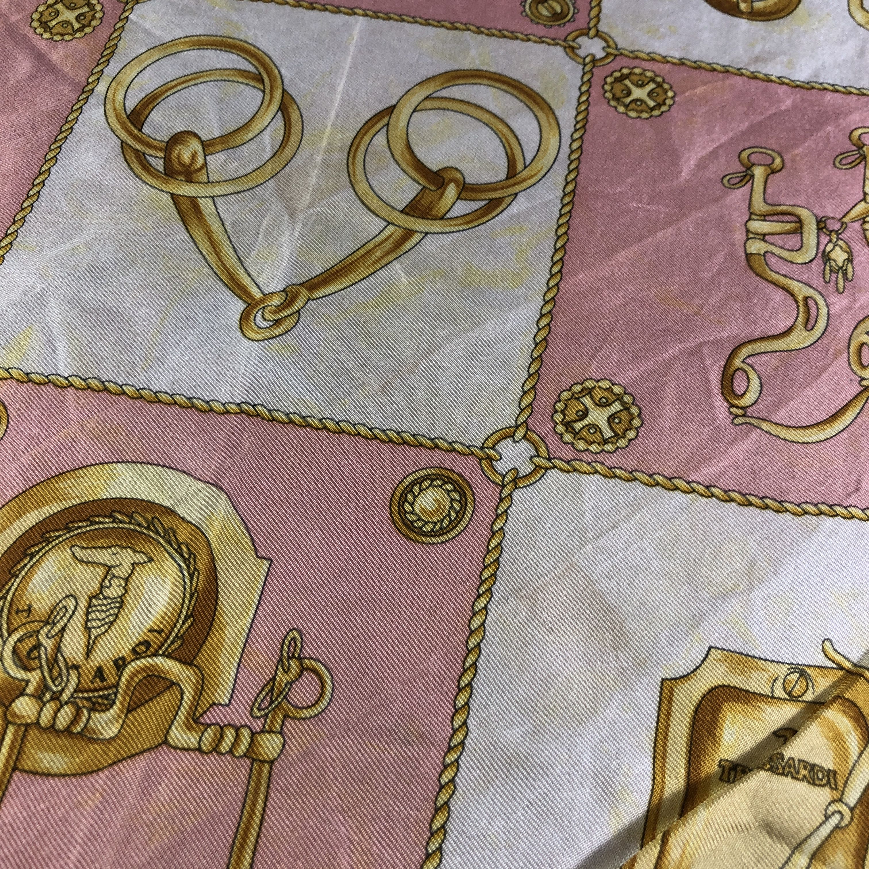 Trussardi Trussardi Luxury Hand Rolled Silk Scarf M1013 Size ONE SIZE - 14 Thumbnail