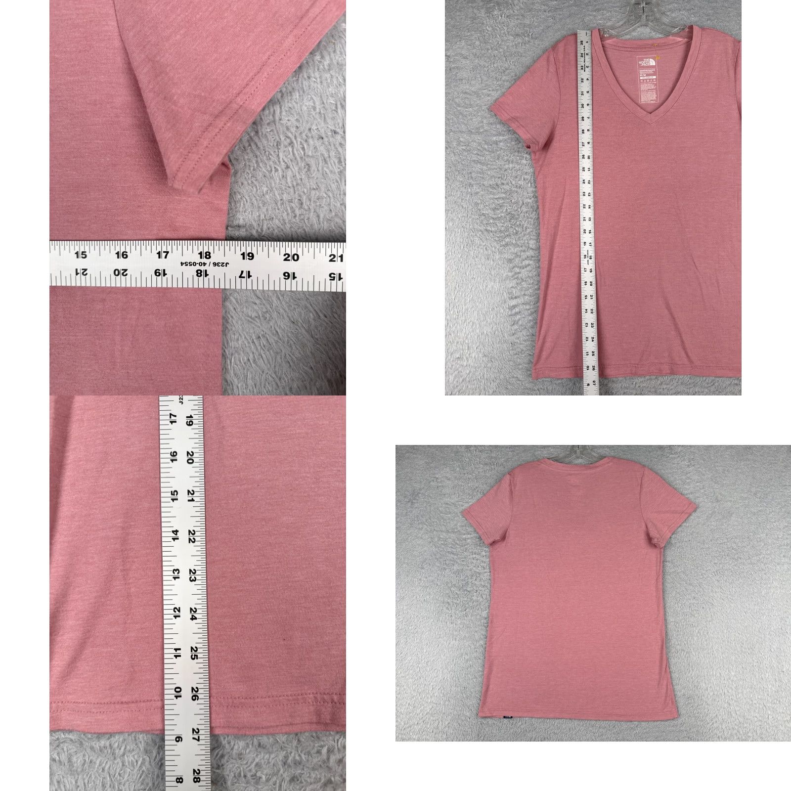 The North Face The North Face Shirt Women M Pink V-Neck Short Sleeve Relaxed Fit Tri-Blend Size M / US 6-8 / IT 42-44 - 8 Thumbnail