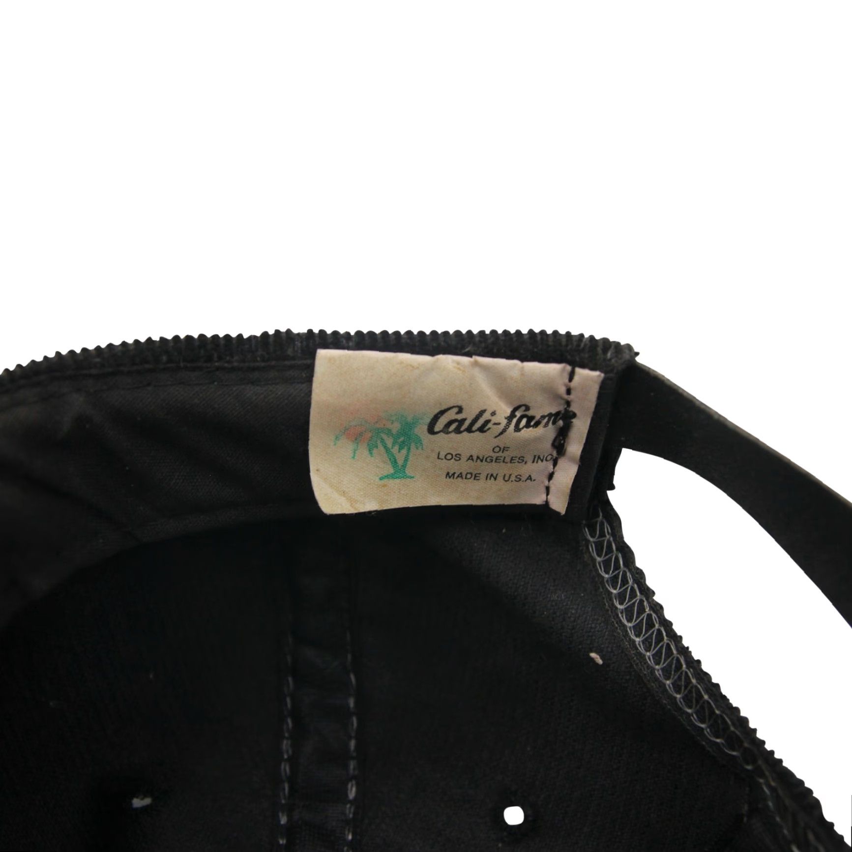 Vintage VINTAGE Pierce Corduroy Trucker Hat OS Men Black Adjustable Trucker Hat Vintage Men OS Corduroy Hat 90s - None Size ONE SIZE - 5 Thumbnail