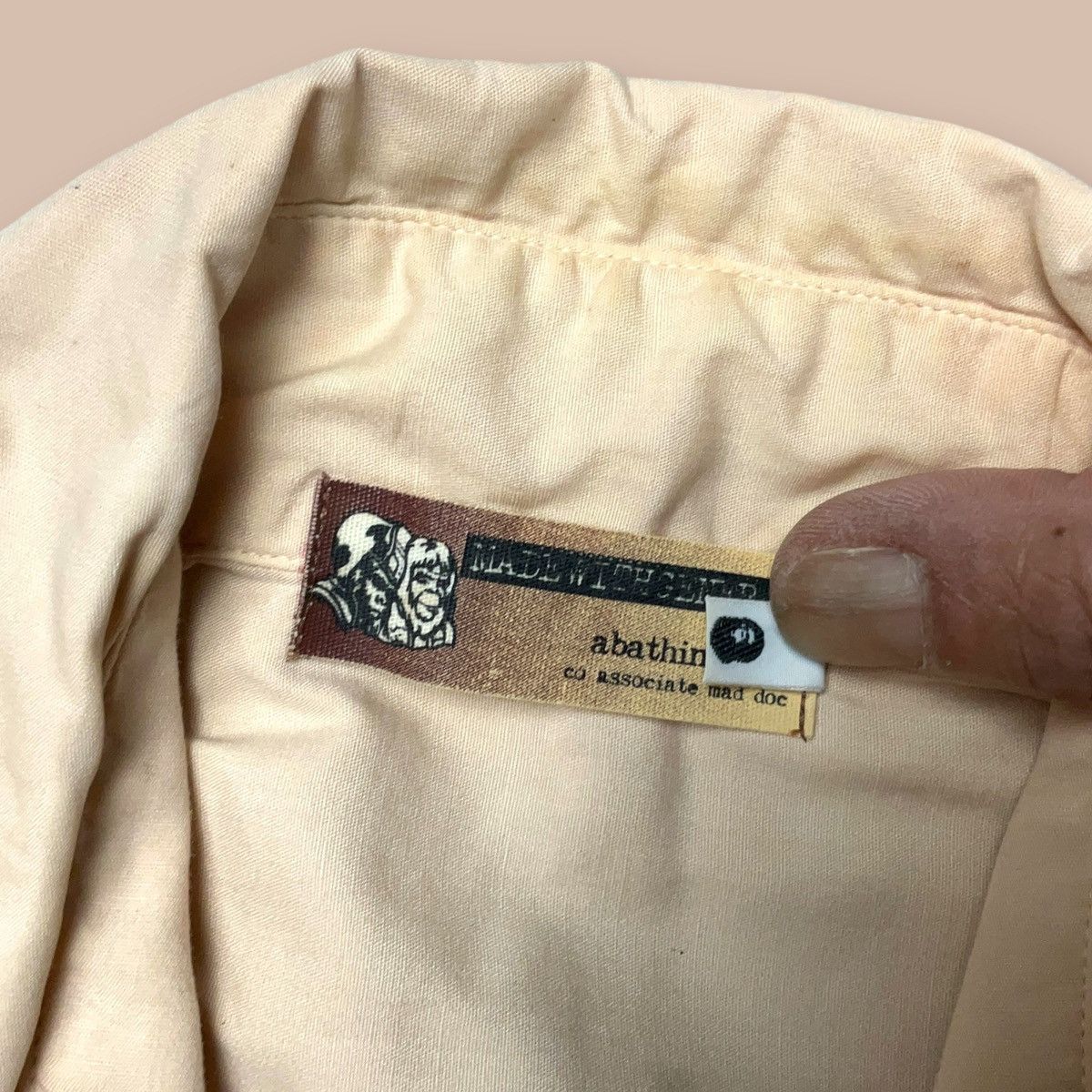 OG2000's Bape Gradient Brown L/S Button up Shirt