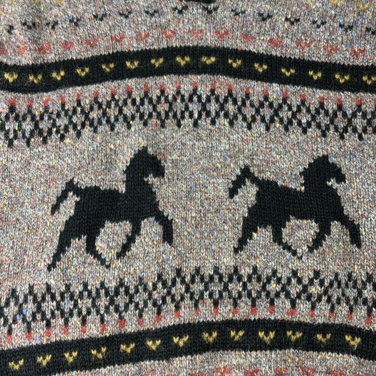 Other Vintage wool horse sweater Size US L / EU 52-54 / 3 - 5 Thumbnail