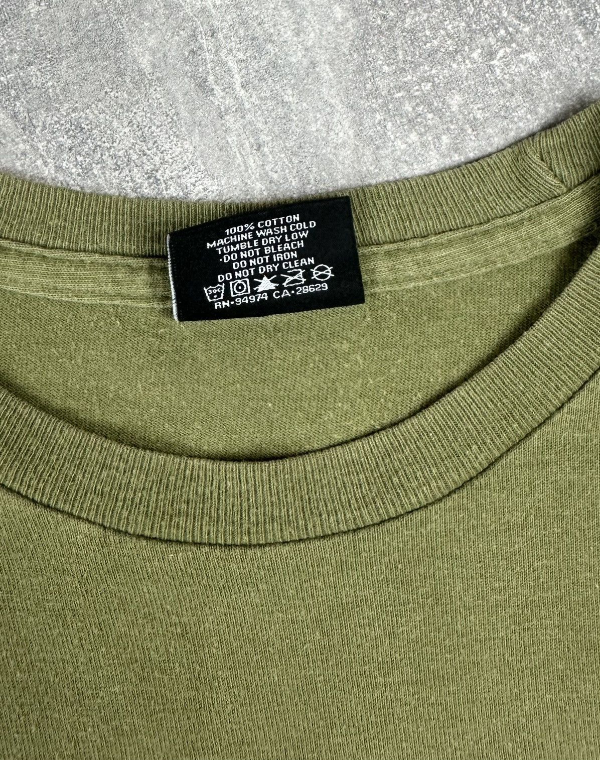 Stussy Stussy International Tour Overprint Logo Olive T-Shirt Size US M / EU 48-50 / 2 - 10 Thumbnail