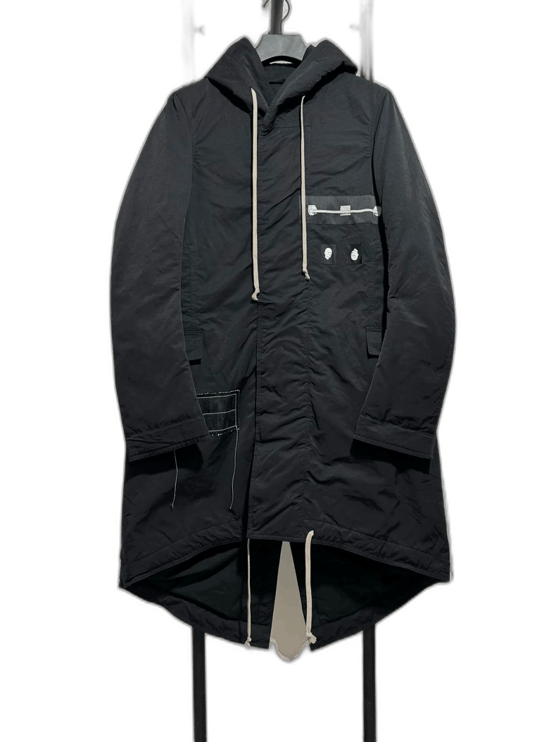 Rick Owens rick owens fishtail cotton parka-2508 Size US S / EU 44-46 / 1 - 1 Thumbnail