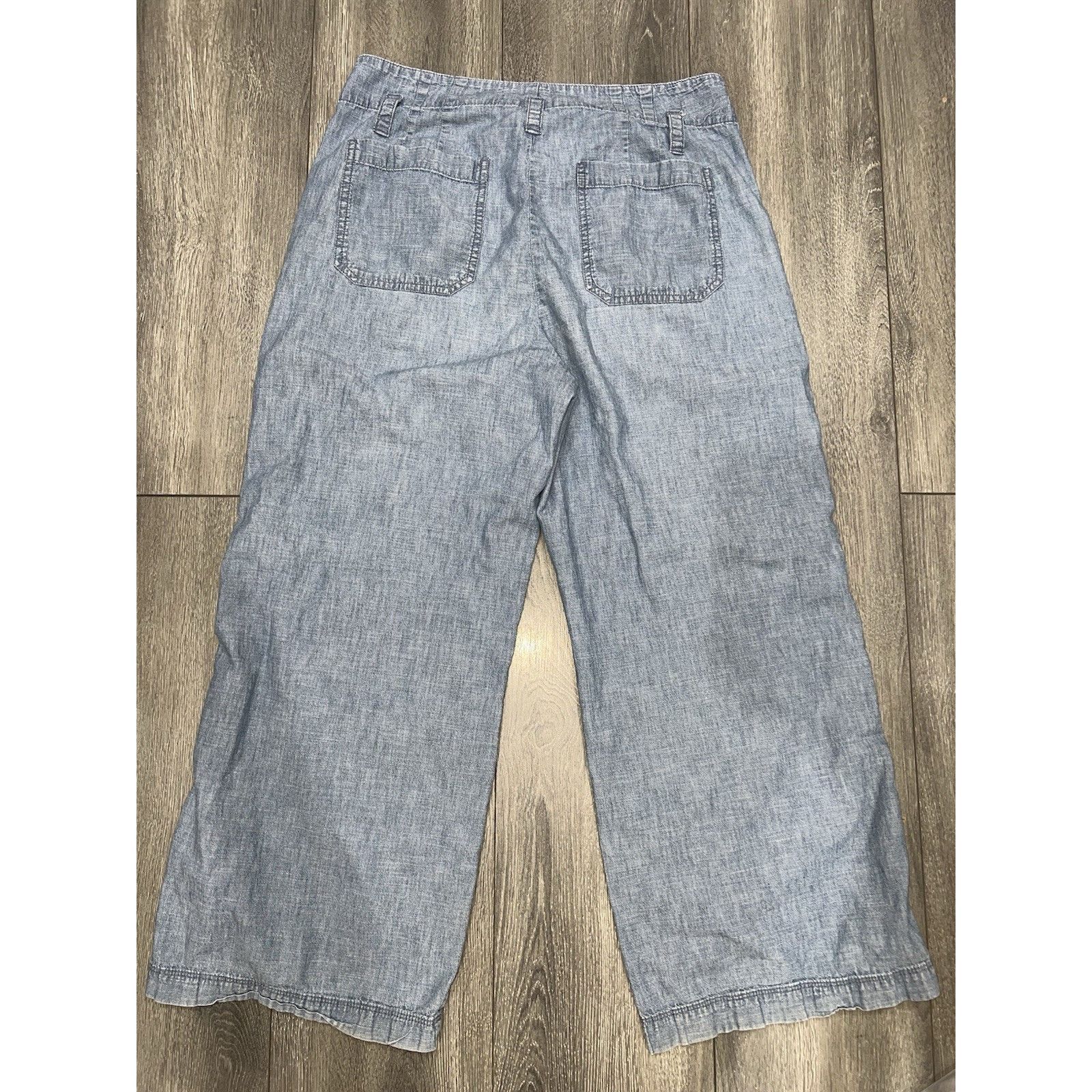 Gap GAP Retro Cut Y2K Light Blue VTG Cotton Pants Pet 12 A001366 Size 34" / US 12 / IT 48 - 10 Thumbnail