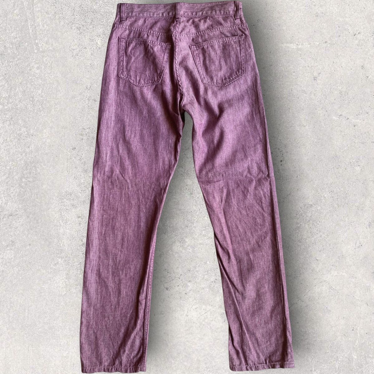Helmut Lang 2000’s Archive Cotton Linen Denim Size US 30 / EU 46 - 3 Thumbnail