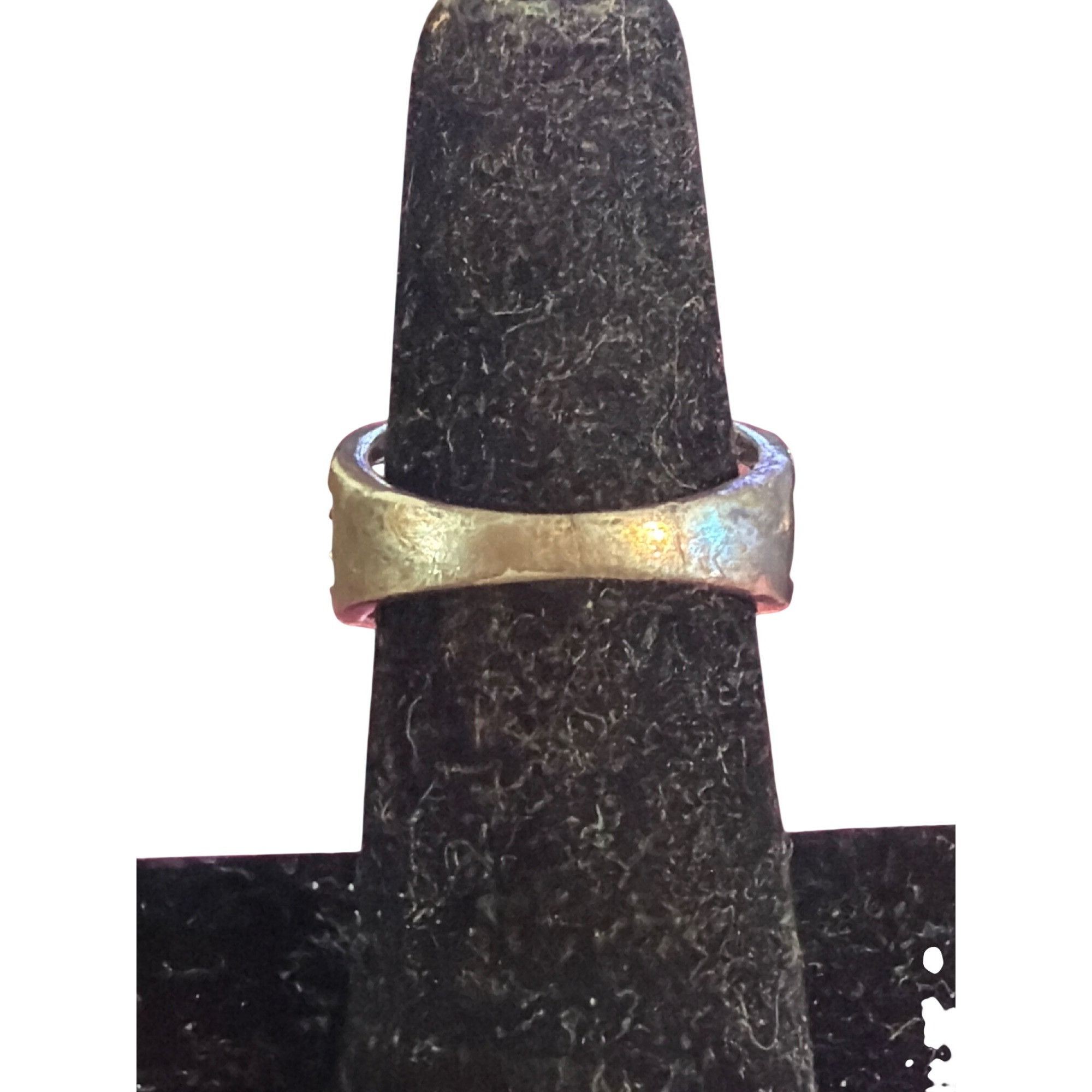 Other Vintage Amethyst Sterling Silver Ring Oval Center Stone Spin Size ONE SIZE - 4 Thumbnail