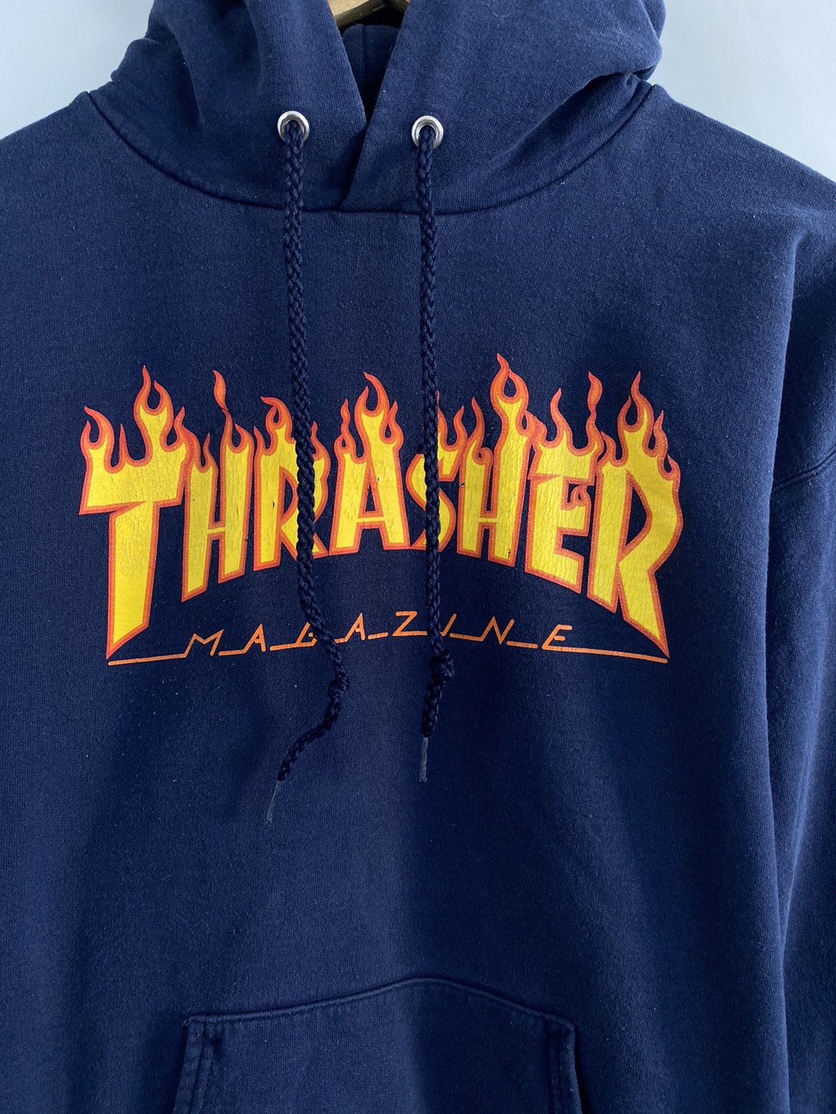 Thrasher 🇺🇸 Vintage 90s Thrasher Skateboard BMX Hoodie Retro Hype Y2K Size US M / EU 48-50 / 2 - 4 Thumbnail
