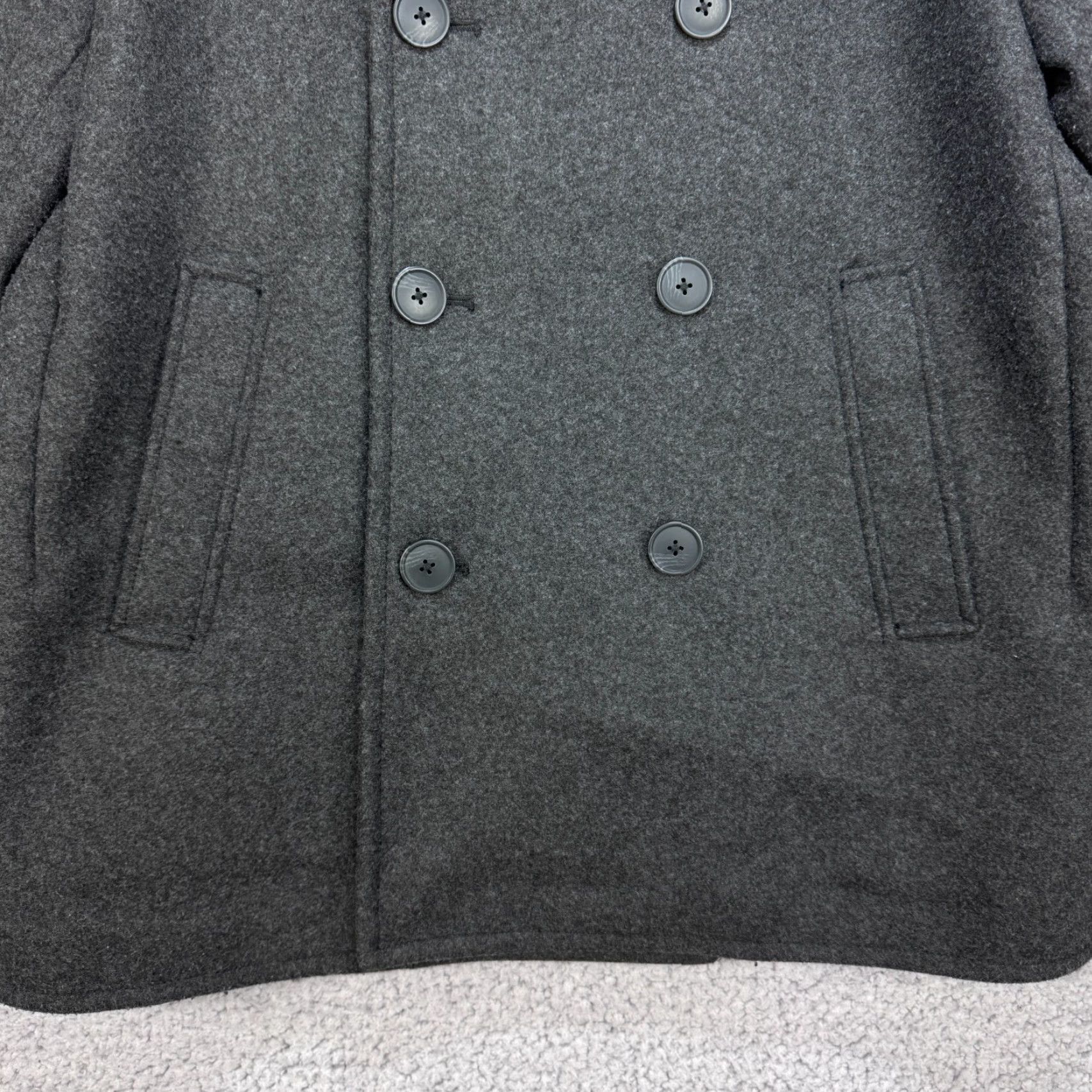 Old Navy Old Navy Peacoat Double Breasted Gray Jacket Lined Men's Size Large Size US L / EU 52-54 / 3 - 3 Thumbnail