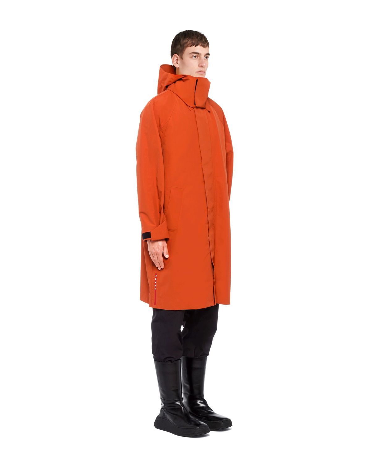 Prada o1bcso1str1025 Extreme-Tex Raincoat in Orange Size US L / EU 52-54 / 3 - 2 Thumbnail