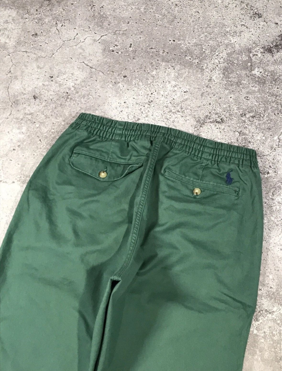 Polo Ralph Lauren Vintage Pants Polo Ralph Lauren Embroiled Logo Green S Size US 30 / EU 46 - 4 Thumbnail