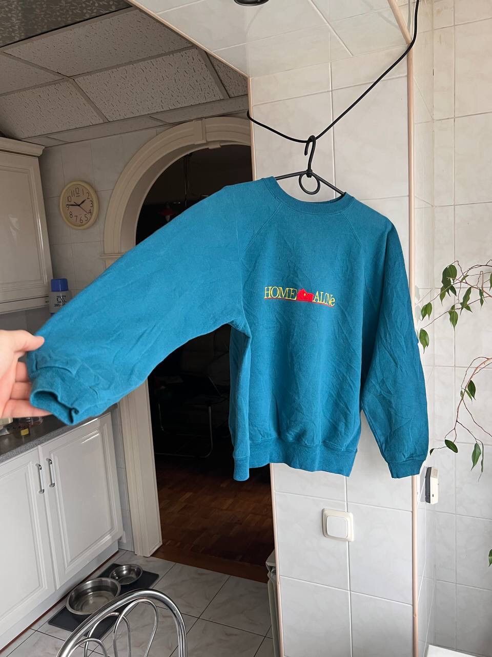 Designer × Vintage Vintage 1990s Promo Home Alone Sweatshirt by Hanes Crewneck Size US M / EU 48-50 / 2 - 10 Thumbnail