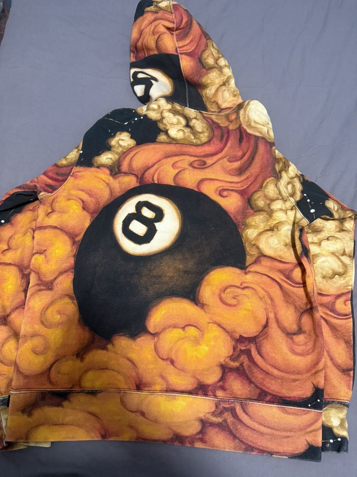Supreme Martin wong 8 ball hooded sweatshirt