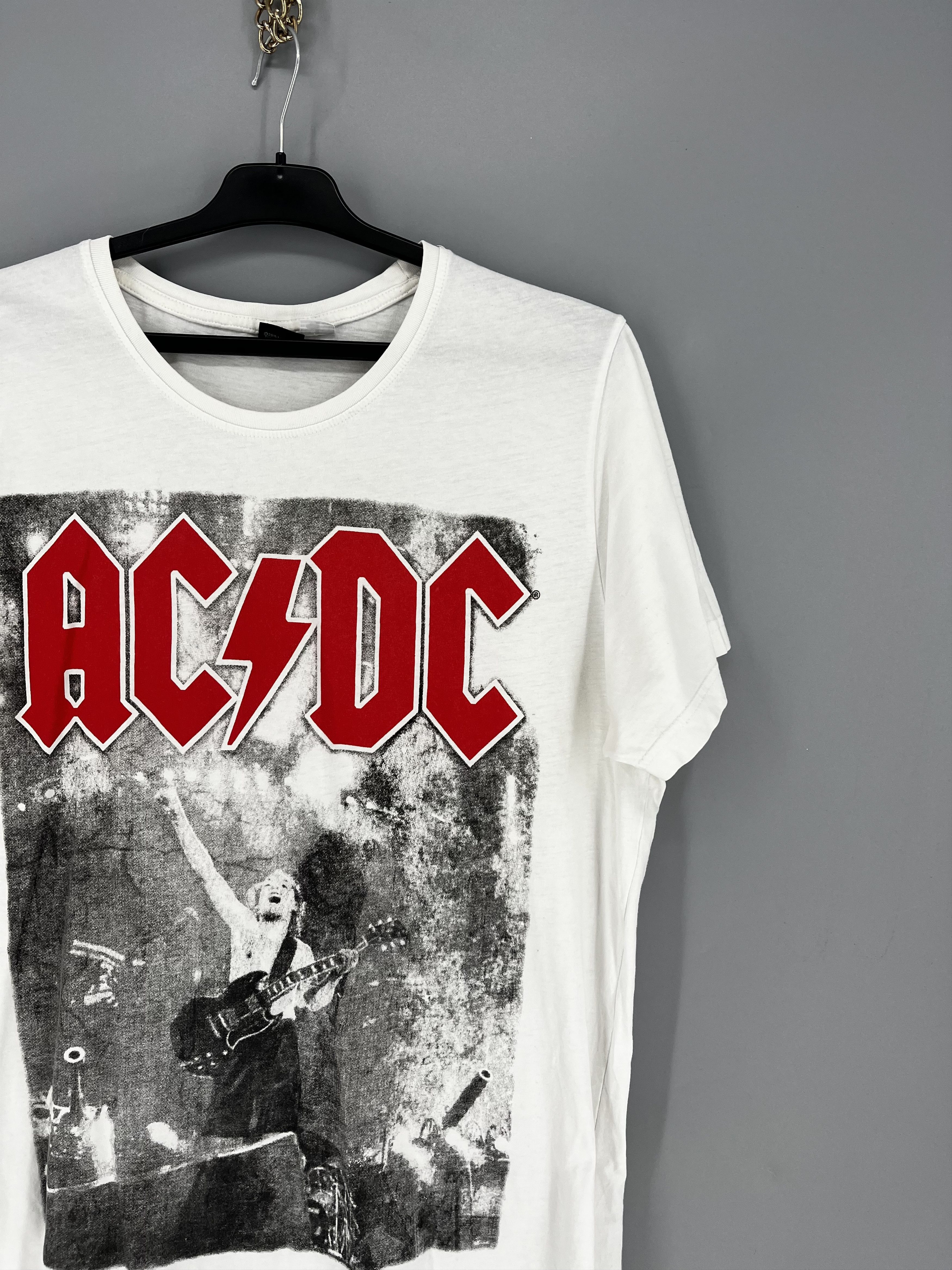 Band Tees VINTAGE 90 AC/DC TEE HORROR FACE VAMPIRE OPIUM BAND ROCK Size US XL / EU 56 / 4 - 5 Thumbnail
