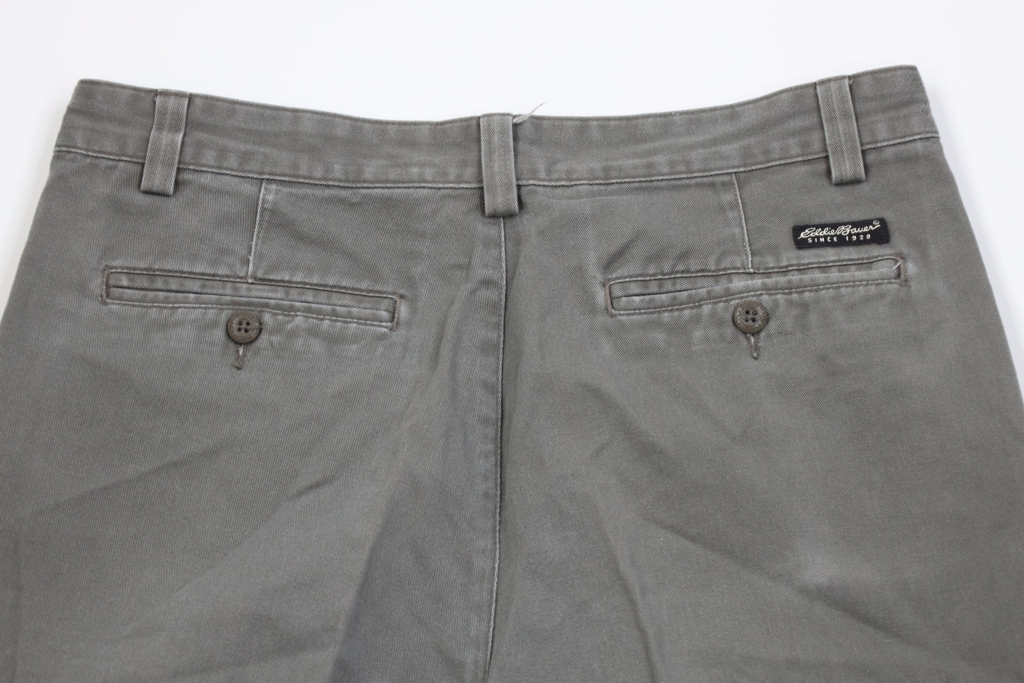 Eddie Bauer Vintage 90s Eddie Bauer Fit Wide Leg Chino Pants Green Size US 32 / EU 48 - 10 Thumbnail