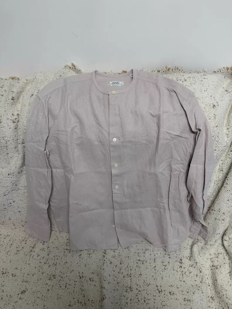Hermes Hermes Henry Linen Shirt Size S / US 4 / IT 40 - 1 Thumbnail