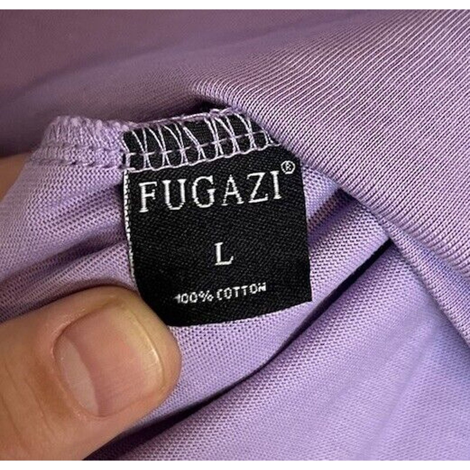 Fugazi FUGAZI Diamond Tester T-Shirt Adult L Lilac Boxy Fit Amici Size US L / EU 52-54 / 3 - 6 Thumbnail