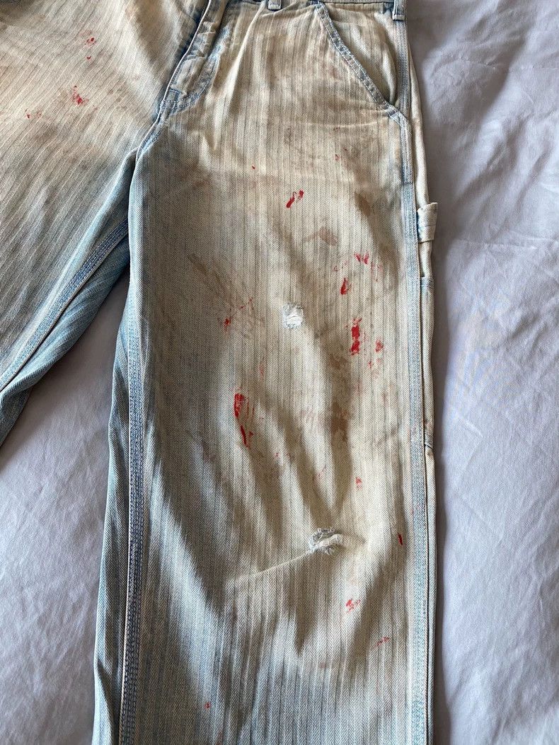 Enfants Riches Deprimes enfants riches deprimes 23SS Bloodstained Jeans 2504-Nextar Size US 29 - 2 Thumbnail