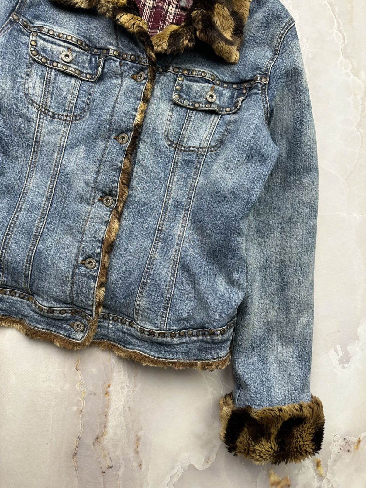 Japanese Brand Vintage Denim Jacket Size XL / US 12-14 / IT 48-50 - 5 Thumbnail