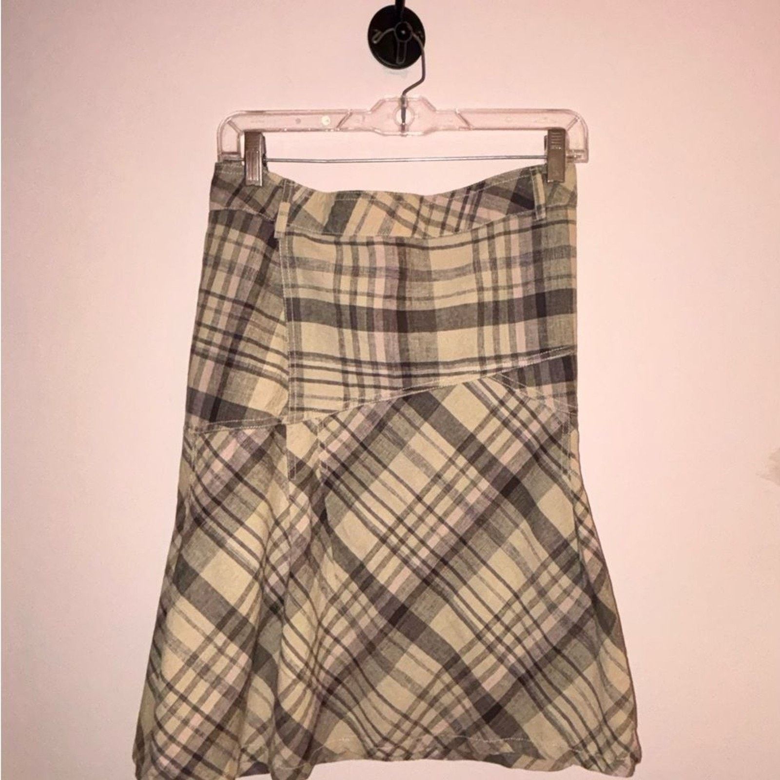 & Other Stories Sherry Taylor Plaid Mini Skirt Plus Size 1X Preppy Size 36" / US 14 / IT 50 - 8 Thumbnail