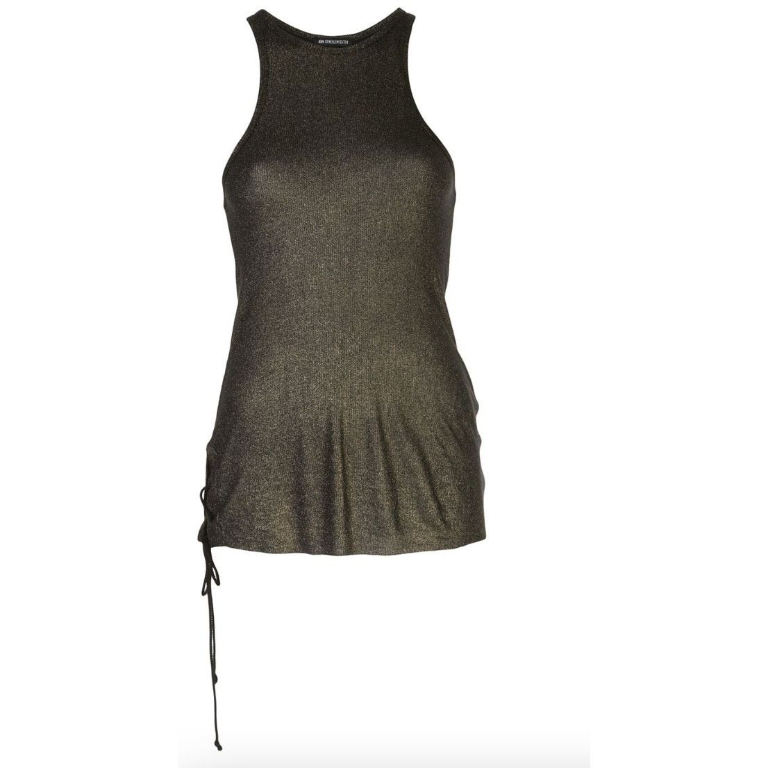 Ann Demeulemeester Ann Demeulemeester sleeveless top bronze Size L / US 10 / IT 46 - 1 Thumbnail