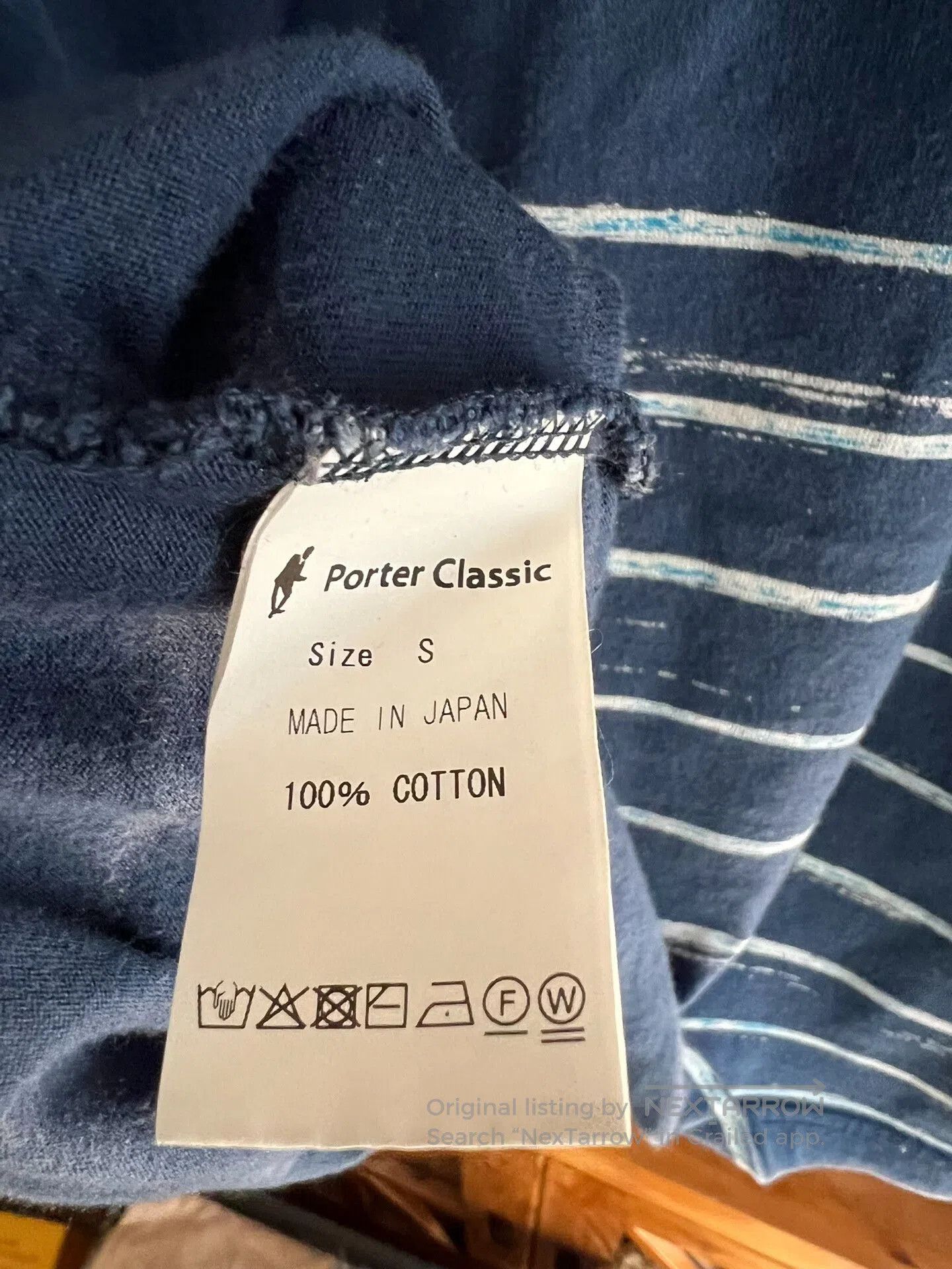 Porter Classic porter classic artist border turtleneck shirt. Size US S / EU 44-46 / 1 - 5 Thumbnail