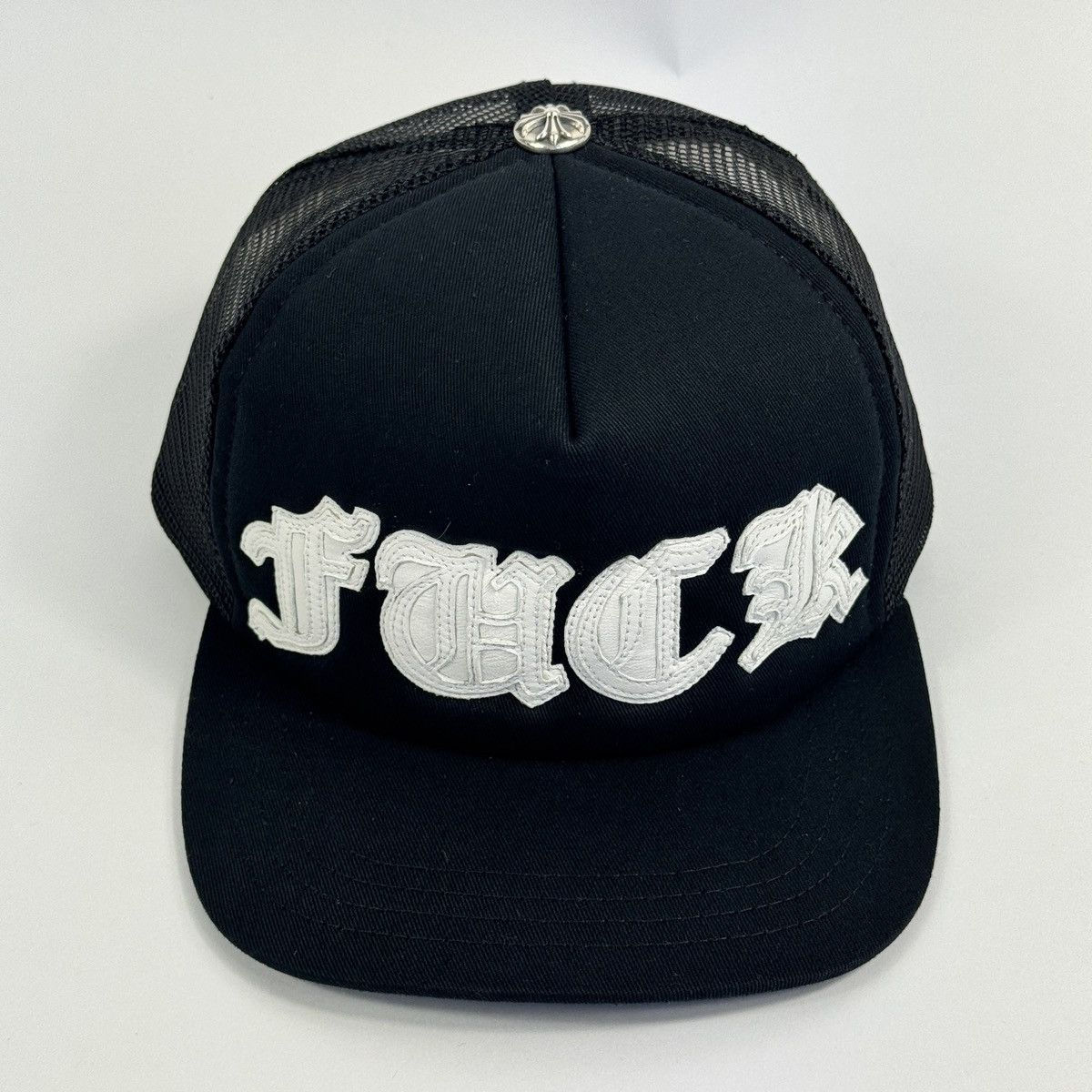 Chrome Hearts WHITE F*CK LEATHER PATCH CAP RARE Size ONE SIZE - 1 Thumbnail