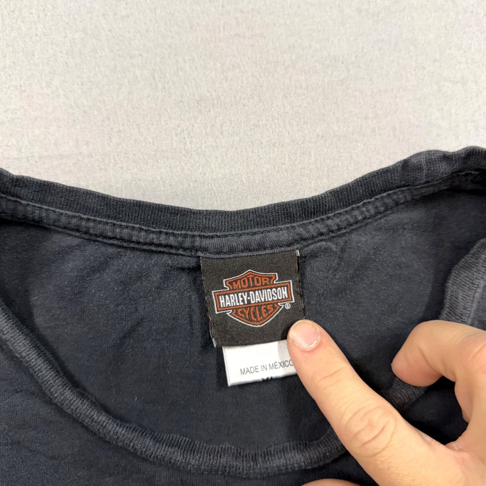 Harley Davidson Harley-Davidson Shirt Mens XL Gray Ridge Runner Chattanooga Skull Graphic Tee Size US XL / EU 56 / 4 - 3 Thumbnail