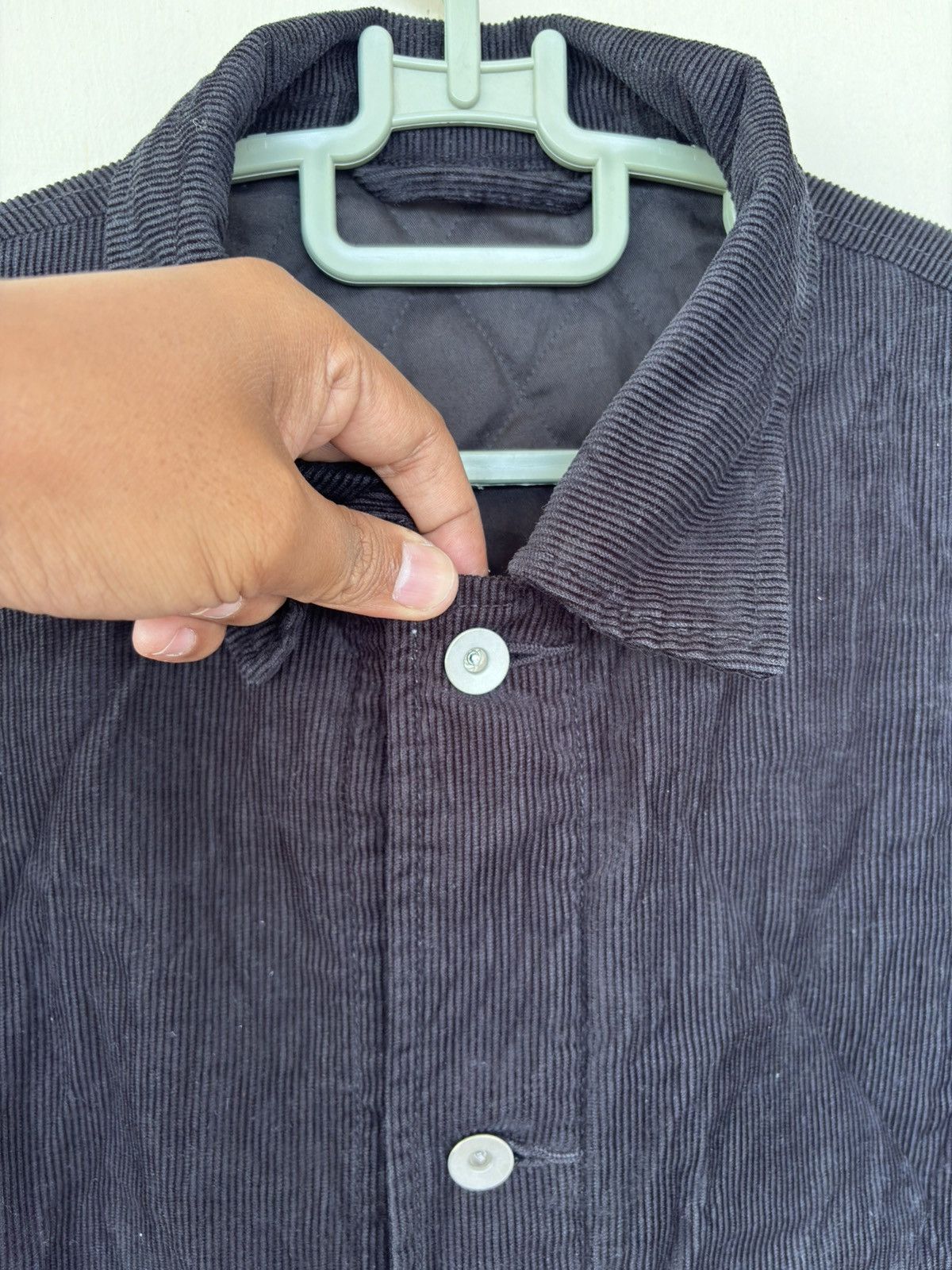 Japanese Brand Compass Black Corduroy Jacket Button-Up Size US XXL / EU 58 / 5 - 14 Thumbnail