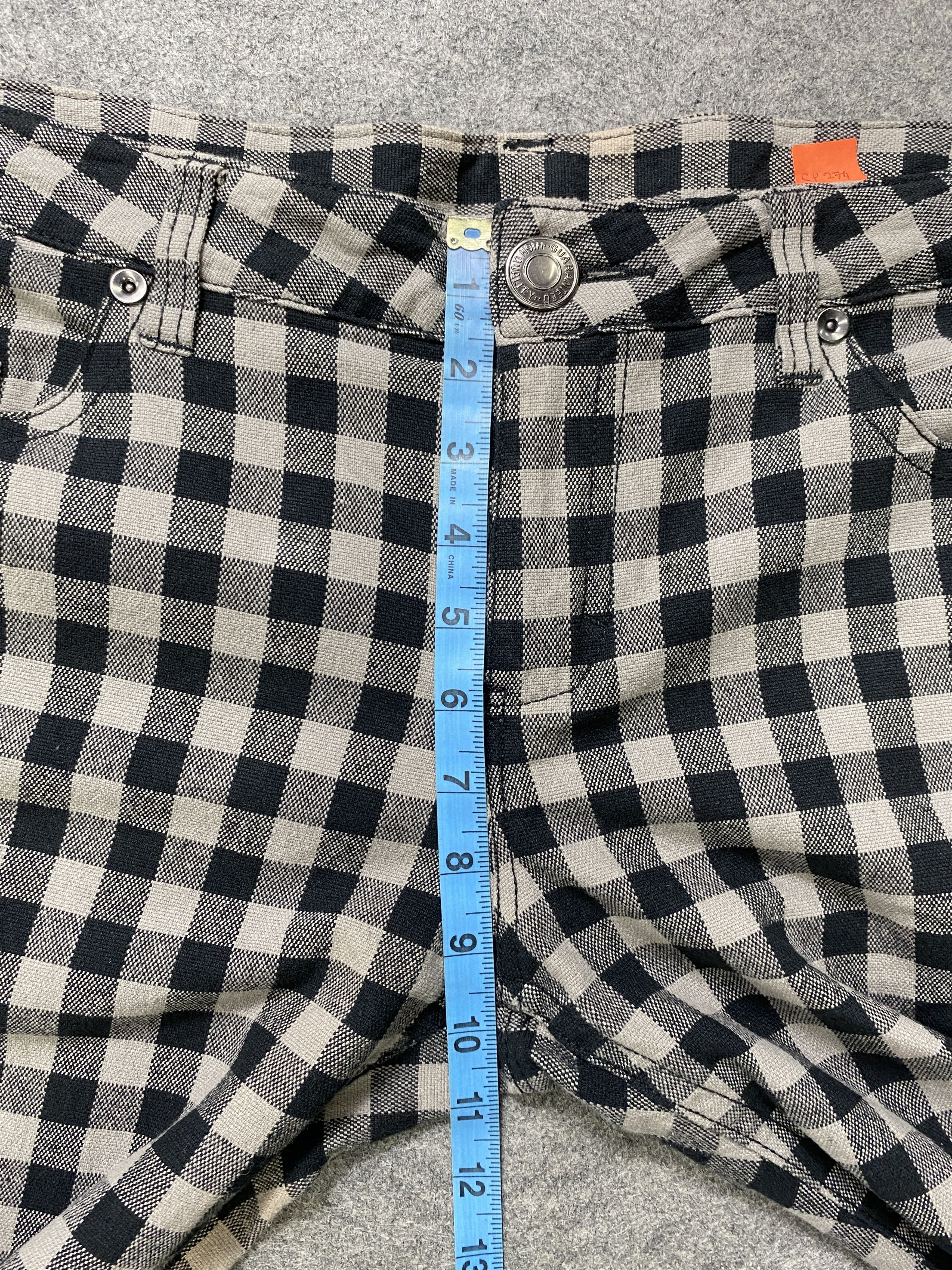 Japanese Brand Vintage Checkered Japanesse Low Rise Pants -CP274 Size US 38 / EU 54 - 7 Thumbnail