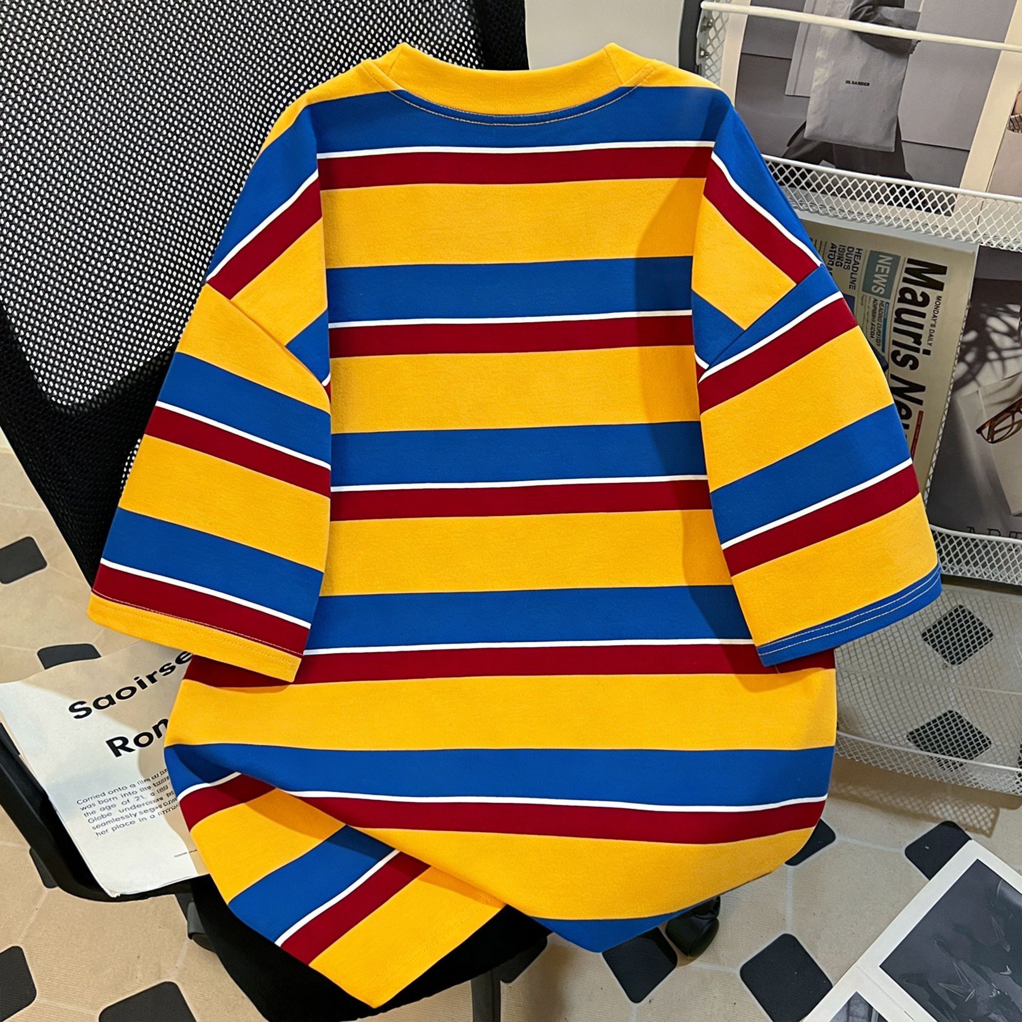 Other Color Block Streetwear T-Shirt Size US M / EU 48-50 / 2 - 2 Thumbnail
