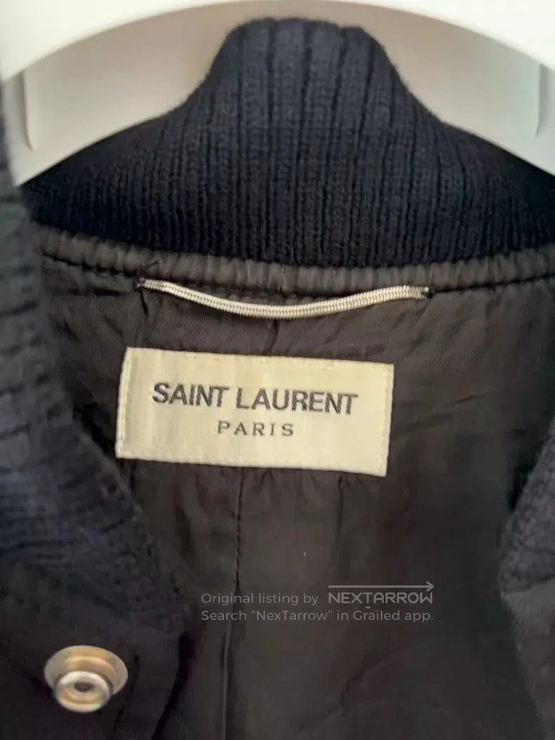 Saint Laurent Paris Saint Laurent Single-Breasted Embroidered Jacket. Size US M / EU 48-50 / 2 - 4 Thumbnail