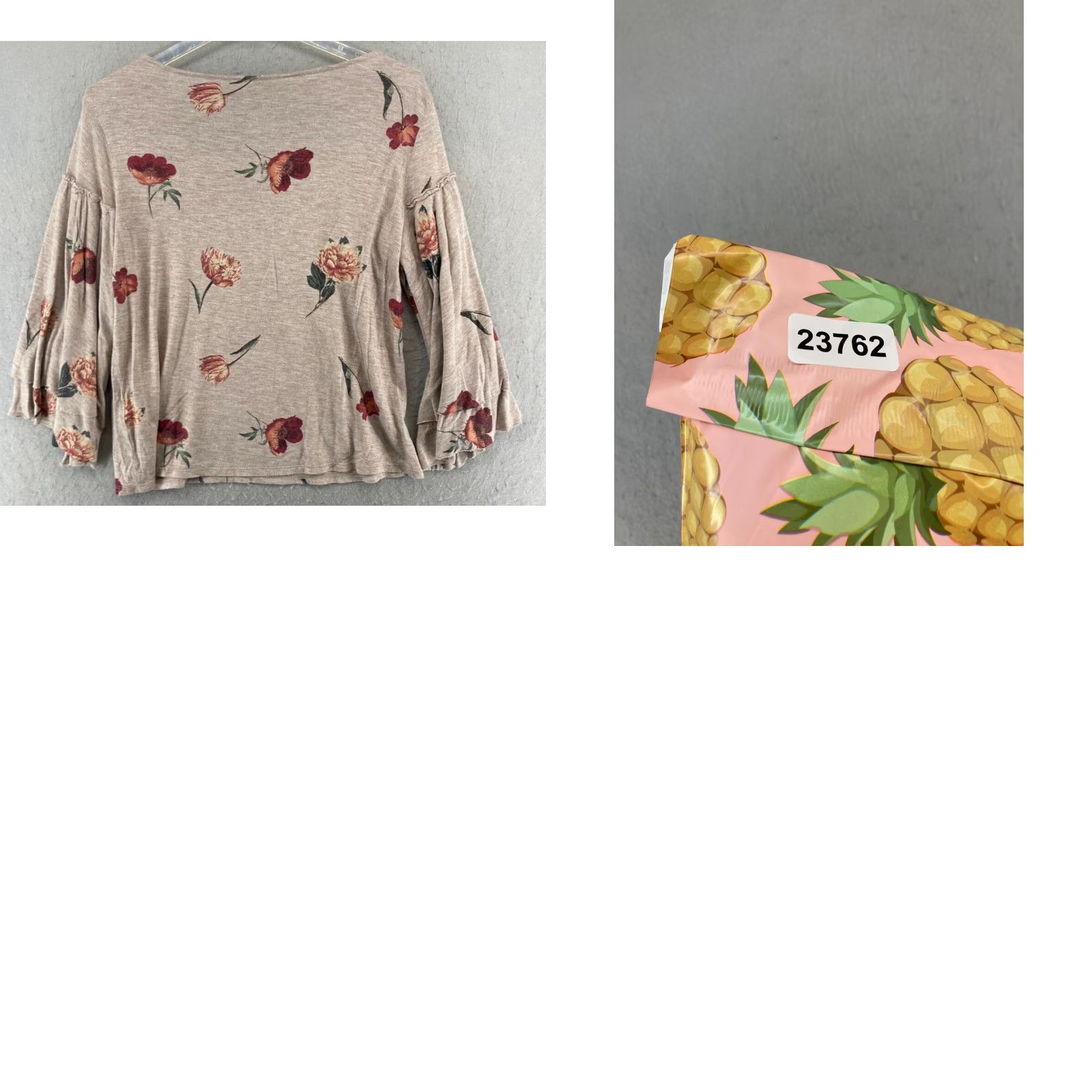 Lucky Brand Lucky Brand Blouse Women's Small Floral Relaxed Flutter Sleeve Scoop Neck XS-Colorful Multicolor Bohemian Casual Shirt Size S / US 4 / IT 40 - 8 Thumbnail