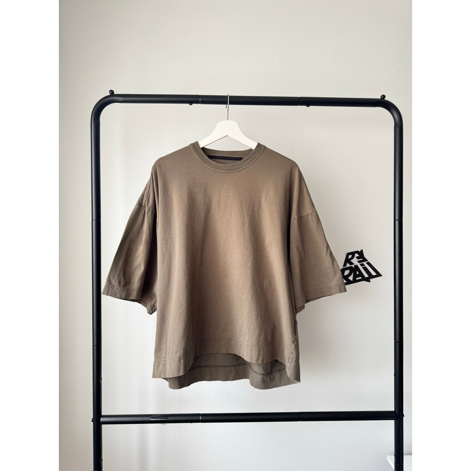 Julius Julius X I.T Oversized Cropped Heavy Cotton T-Shirt Size US L / EU 52-54 / 3 - 1 Thumbnail