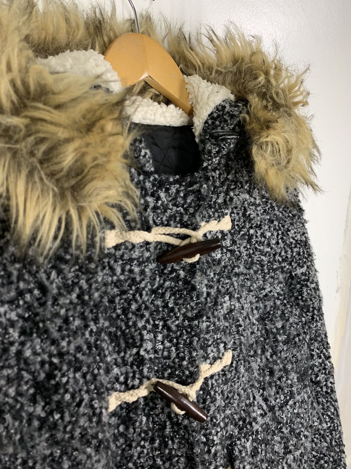 Designer × Japanese Brand × Vintage Vintage Japanese Brand Wool Fur Jacket Size US L / EU 52-54 / 3 - 7 Thumbnail