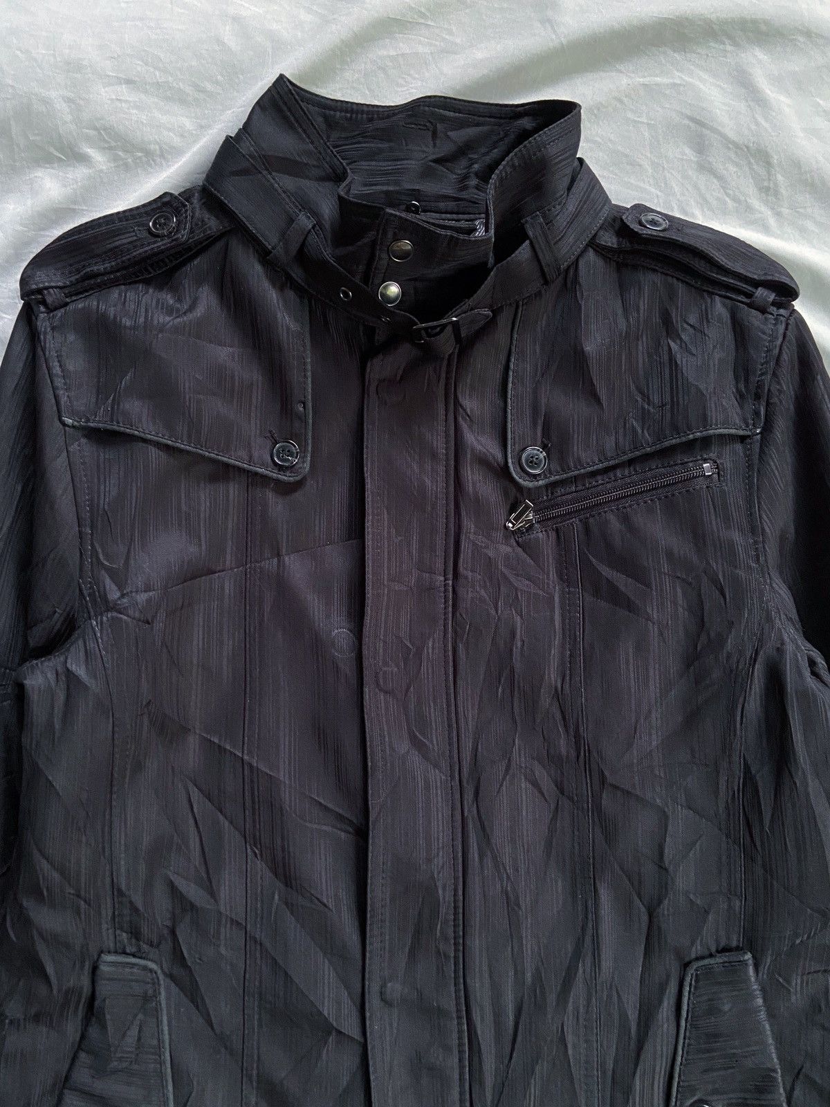 Japanese Brand SPLENDID SATISFACTION PUNK COAT STYLE JACKET Size US L / EU 52-54 / 3 - 5 Thumbnail