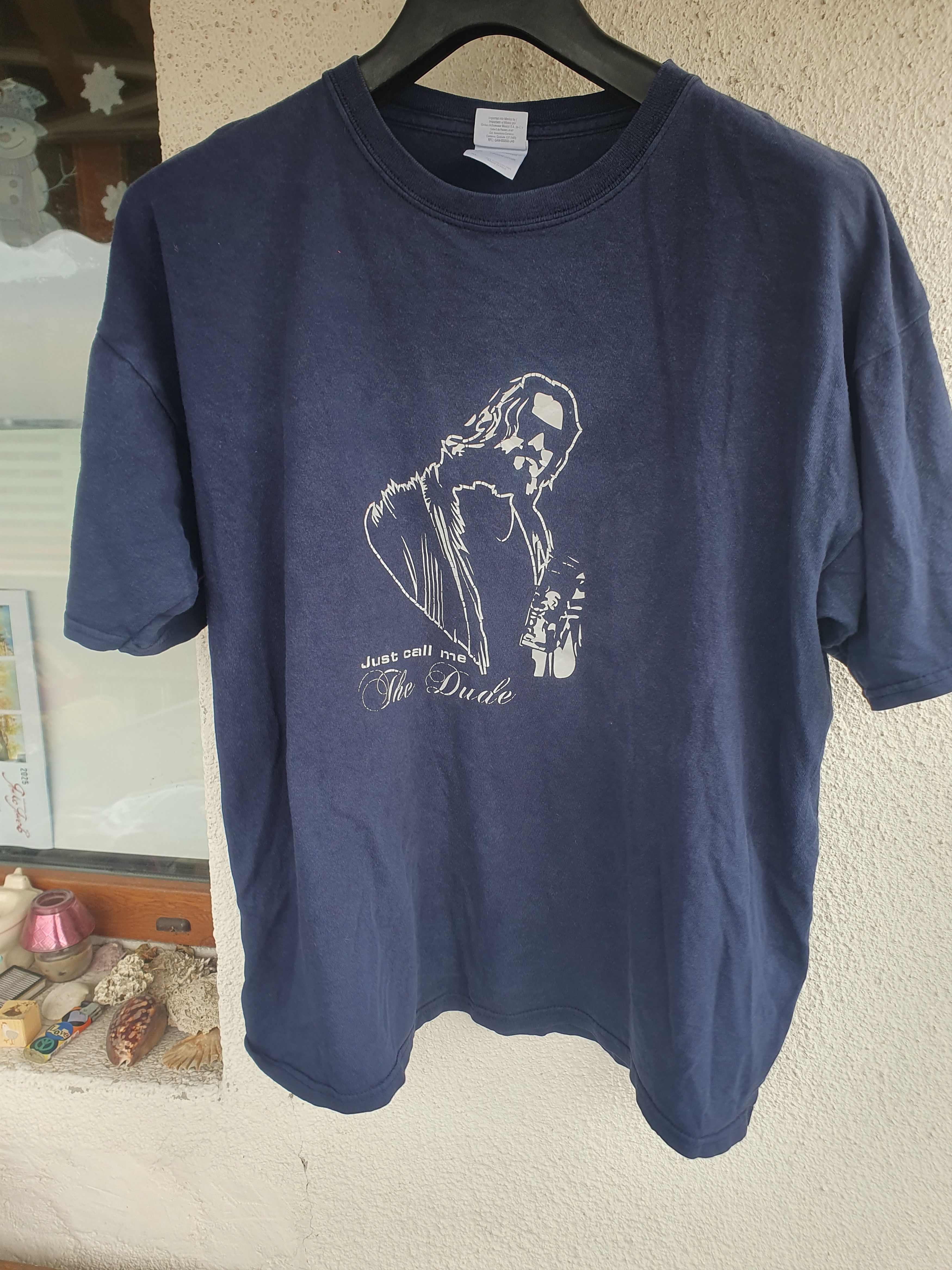 Other The Big Lebowski Just Call me the Dude Movie Funny t-shirt Size US XL / EU 56 / 4 - 5 Thumbnail
