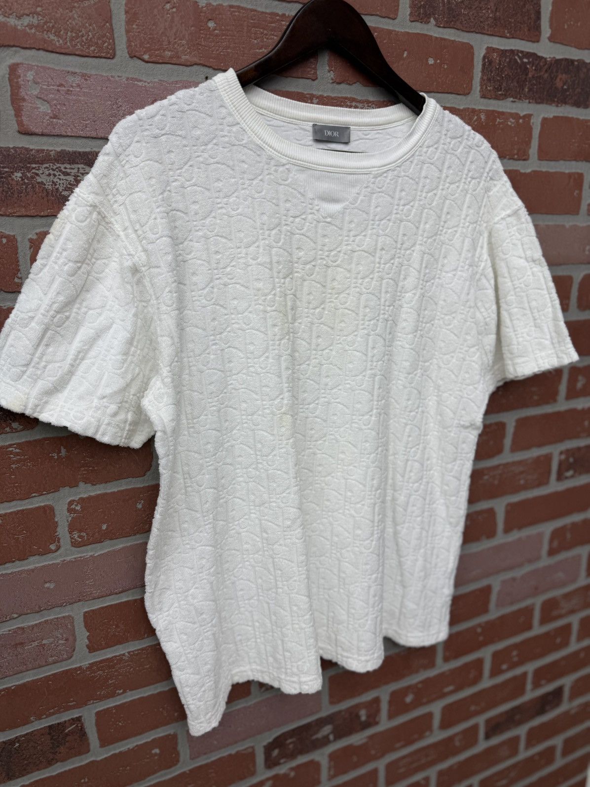 Dior Dior Oblique White Exlusive Color Tee Shirt Size Small Size US S / EU 44-46 / 1 - 2 Thumbnail