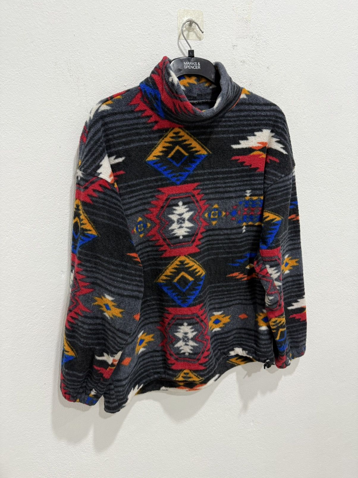 Ellesse × Goldwin ELLESSE NAVAJO AZTEC DESIGN PULL OVER TURTLE NECK DESIGN Size US M / EU 48-50 / 2 - 2 Thumbnail