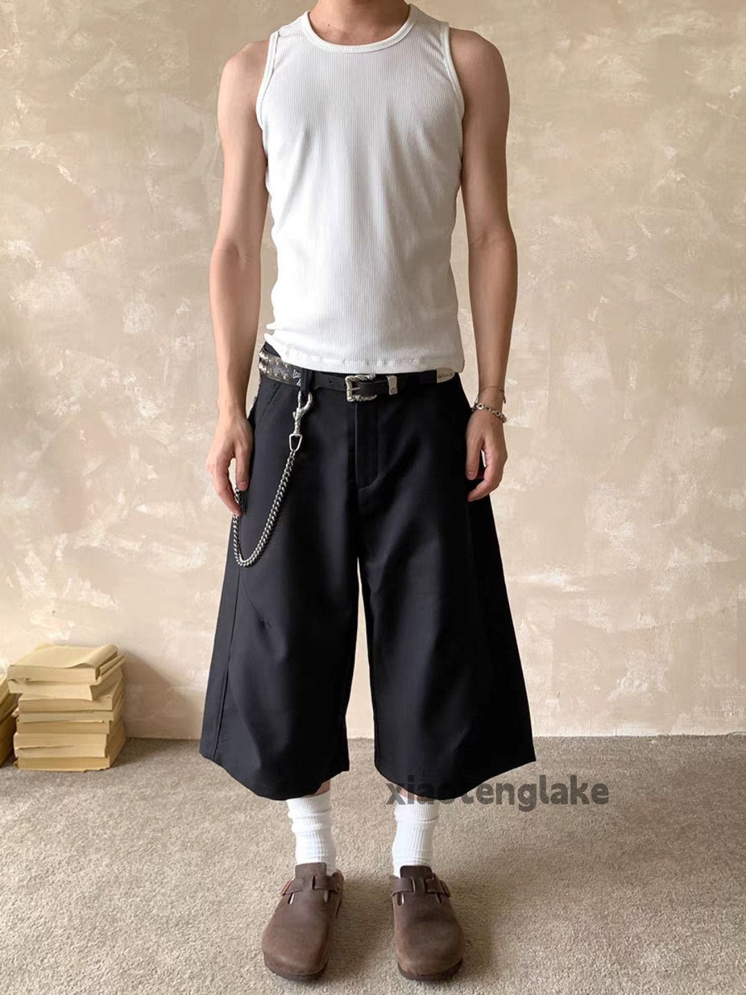 Designer Unisex outdoor sports punk grunge flared yuppie shorts Size US 30 / EU 46 - 10 Thumbnail